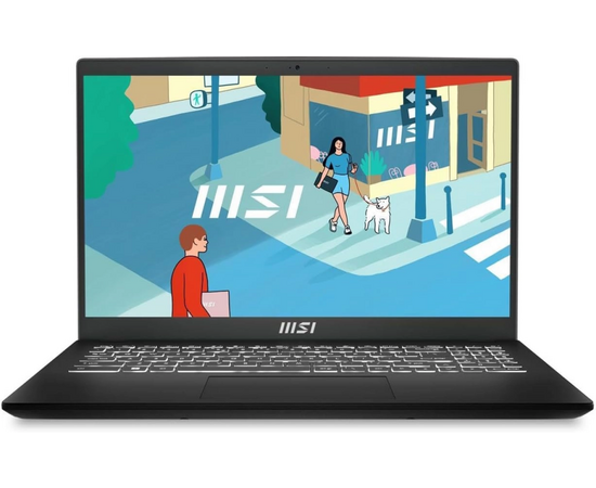  Ноутбук MSI Modern 15H (9S7-15H411-097) Core i7-13700H 15.6" FHD (1920*1080), 60Hz IPS DDR4 16GB*1 Iris Xe Graphics 512GB SSD 1.9kg DOS 