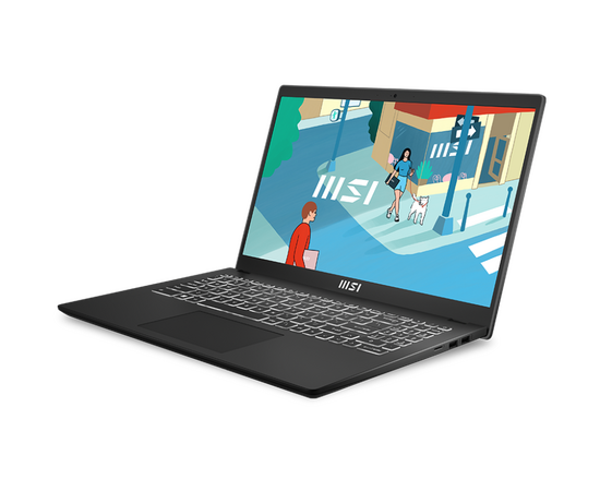  Ноутбук MSI Modern 15H (9S7-15H411-097) Core i7-13700H 15.6" FHD (1920*1080), 60Hz IPS DDR4 16GB*1 Iris Xe Graphics 512GB SSD 1.9kg DOS 