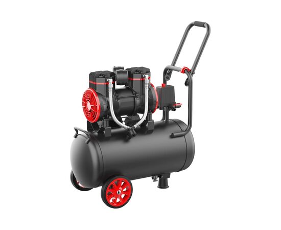  Компрессор Elitech ACF 300-24S (204539) черный/красный безмасляный 300л/мин 24л 1500Вт 