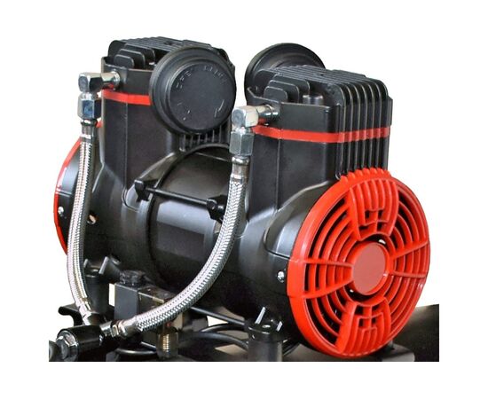  Компрессор Elitech ACF 300-24S (204539) черный/красный безмасляный 300л/мин 24л 1500Вт 