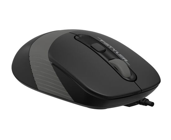  Мышь A4Tech Fstyler FM10 черный/серый оптич. 1600dpi USB 4but (FM10 GREY) 