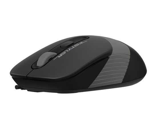  Мышь A4Tech Fstyler FM10 черный/серый оптич. 1600dpi USB 4but (FM10 GREY) 