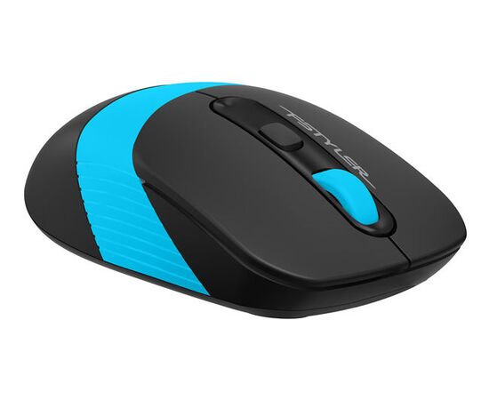  Мышь A4Tech Fstyler FG10S черный/синий оптич. 2000dpi silent беспров. USB для ноутбука 4but (FG10S B 
