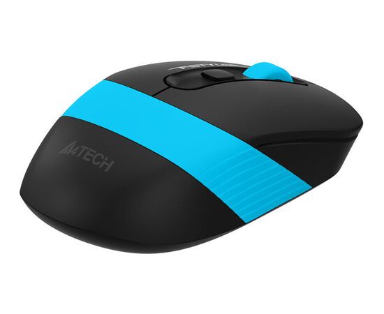  Мышь A4Tech Fstyler FG10S черный/синий оптич. 2000dpi silent беспров. USB для ноутбука 4but (FG10S B 