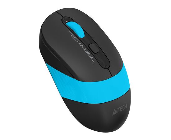  Мышь A4Tech Fstyler FG10S черный/синий оптич. 2000dpi silent беспров. USB для ноутбука 4but (FG10S B 