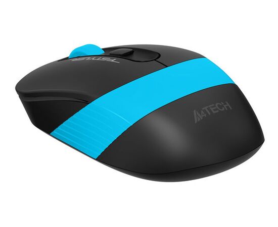  Мышь A4Tech Fstyler FG10S черный/синий оптич. 2000dpi silent беспров. USB для ноутбука 4but (FG10S B 
