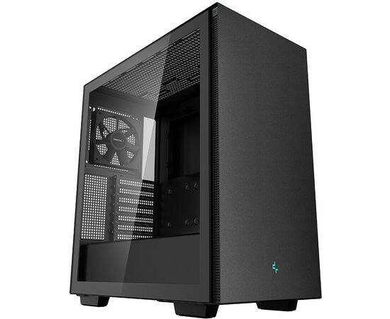  Корпус Deepcool CH510 без БП, боковое окно (закаленное стекло), 1x120мм вентилятор сзади, черный, ATX 