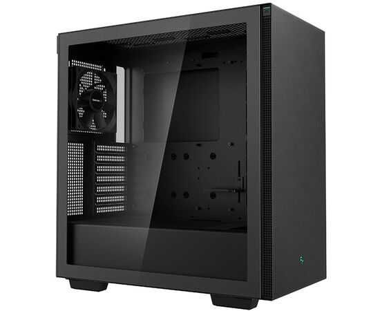  Корпус Deepcool CH510 без БП, боковое окно (закаленное стекло), 1x120мм вентилятор сзади, черный, ATX 