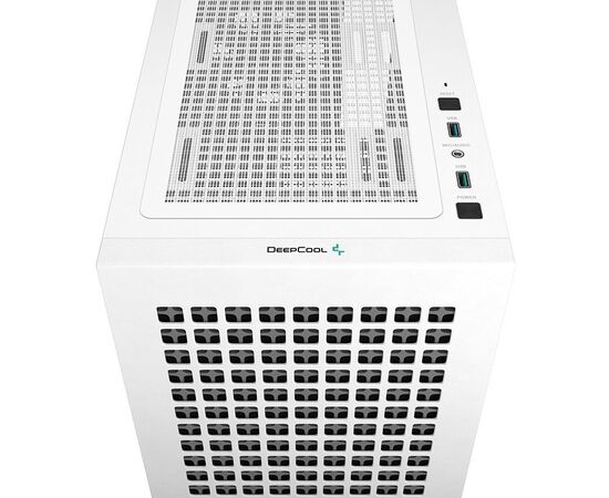  Корпус Deepcool CH370 (CH370 WHITE) белый без БП mATX 1x120mm 1xUSB2.0 1xUSB3.0 audio bott PSU 