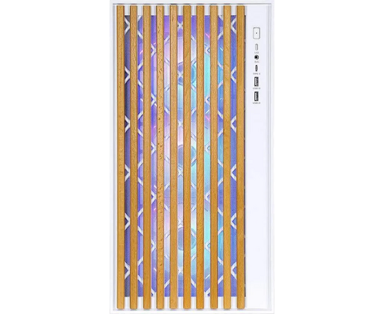  Корпус Formula TimberLine T0 белый без БП mATX 6x120mm 6x140mm 2xUSB3.0 audio 